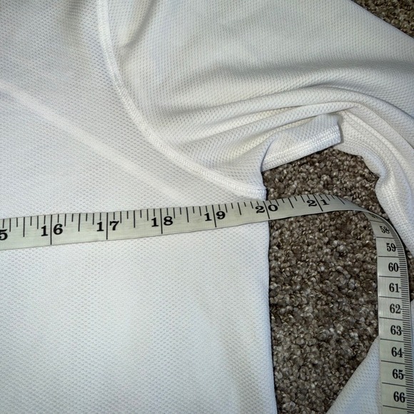 Lululemon Swiftly Tech Long Sleeve Women Size 10 White Excellent Workout Top - Picture 2 of 4